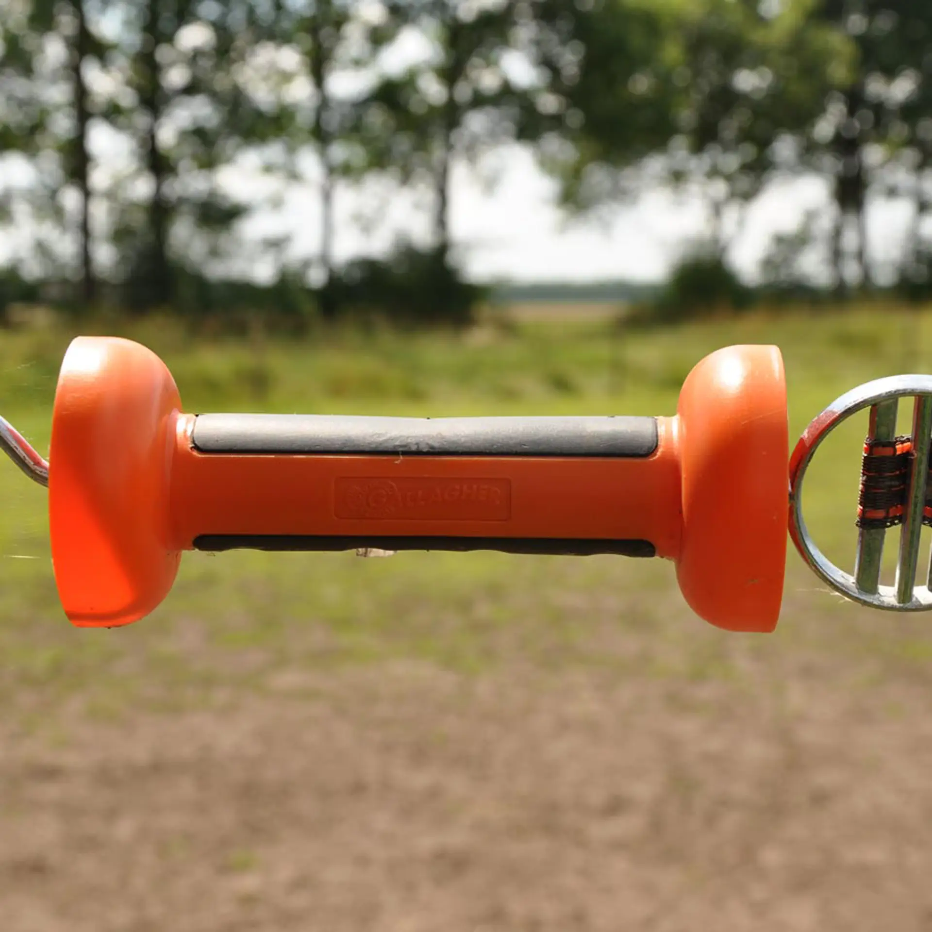 Zachte, oranje poortgreep voor tape (inox) (1) (3)