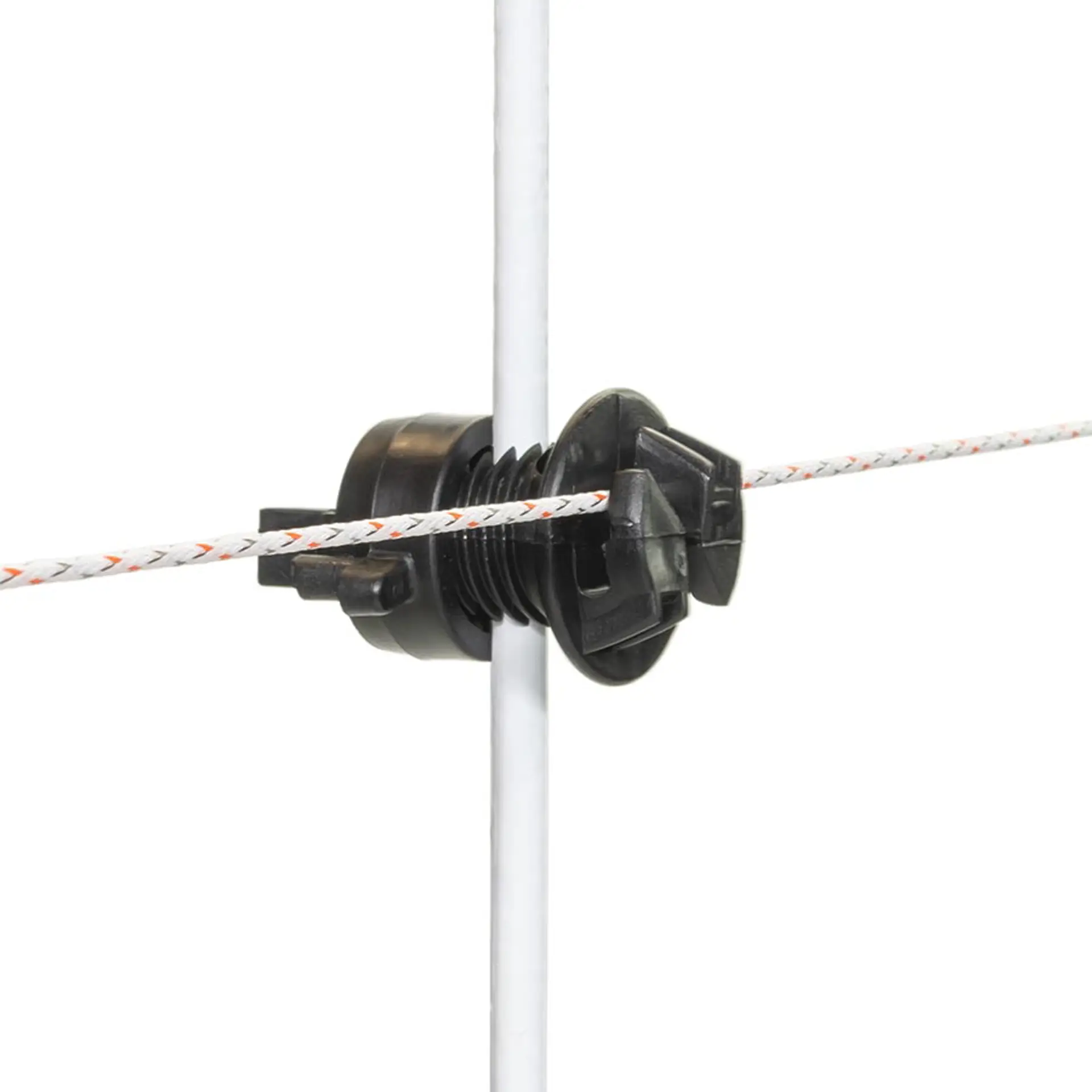 Schroefbare staafisolator zwart 4/10mm (250)