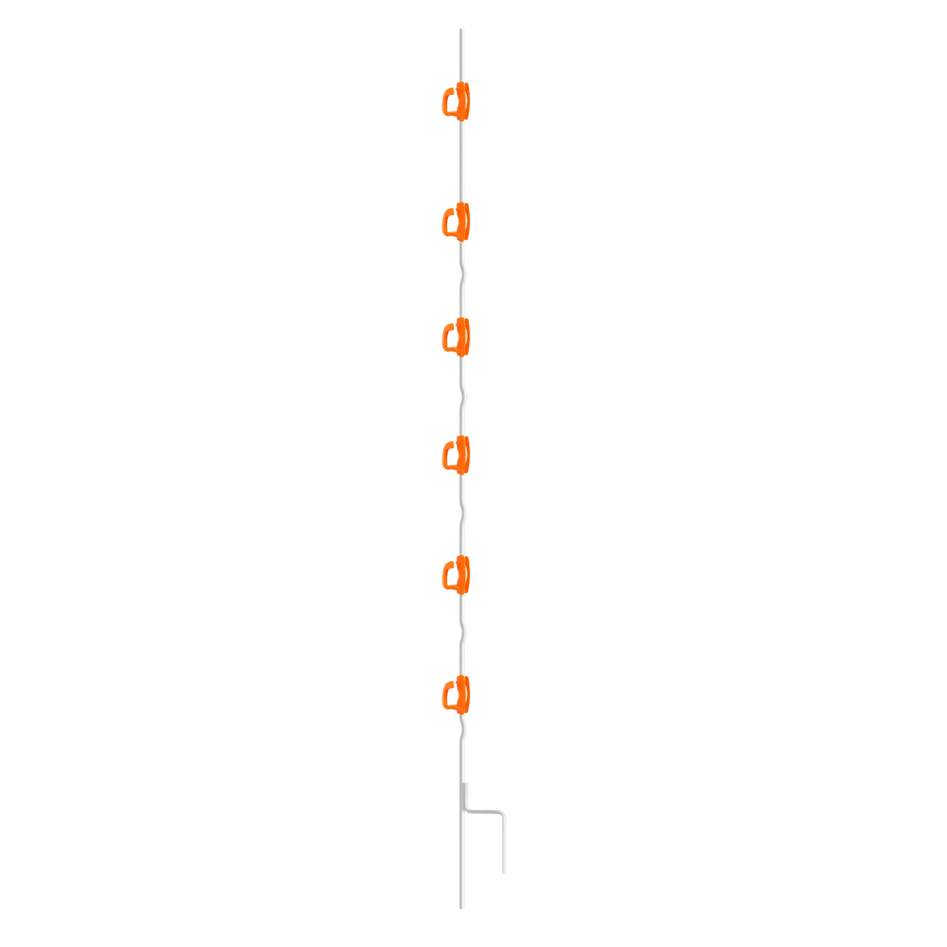 Meeraderige paal wit 1,50 m (10)