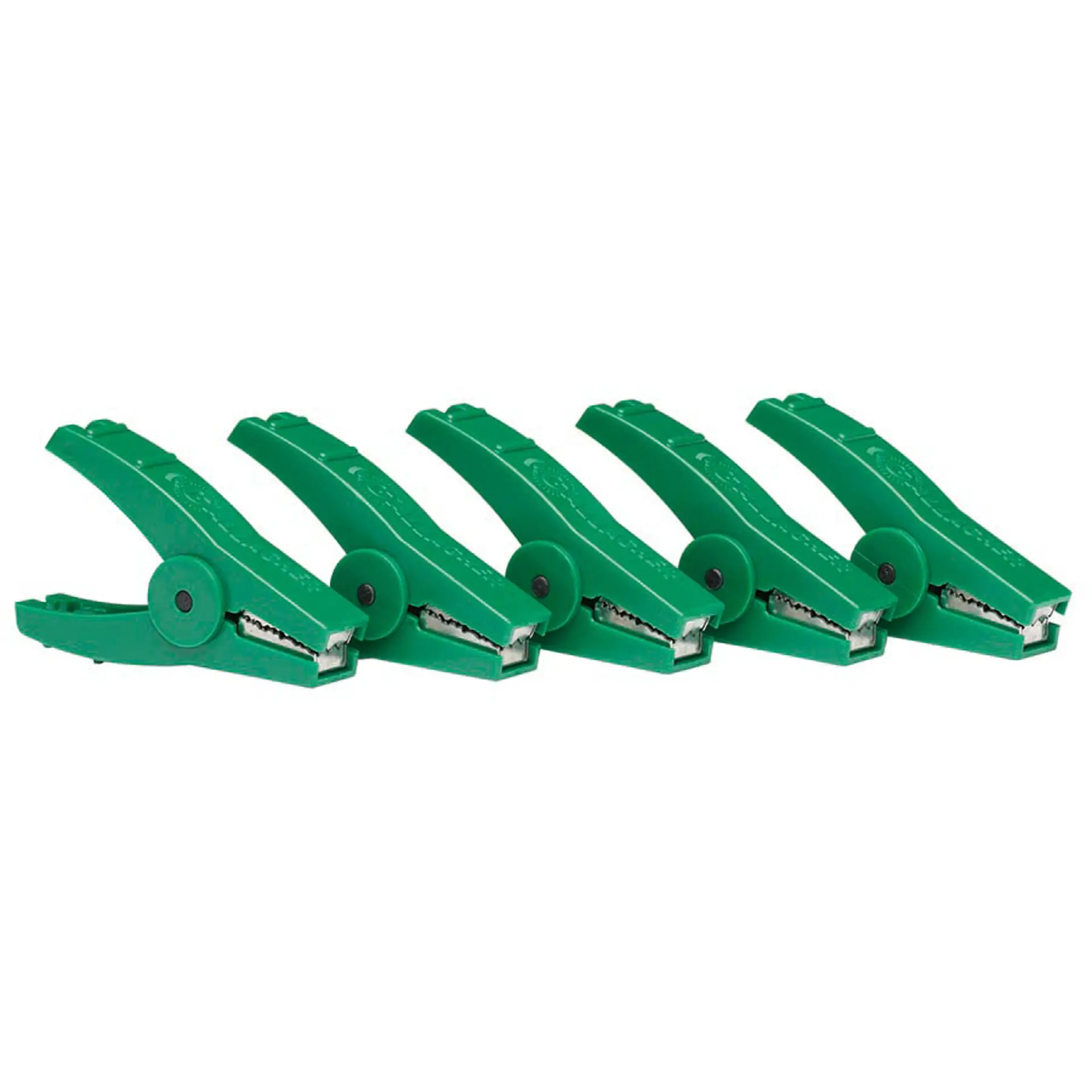Krokodillenclip groen (5)