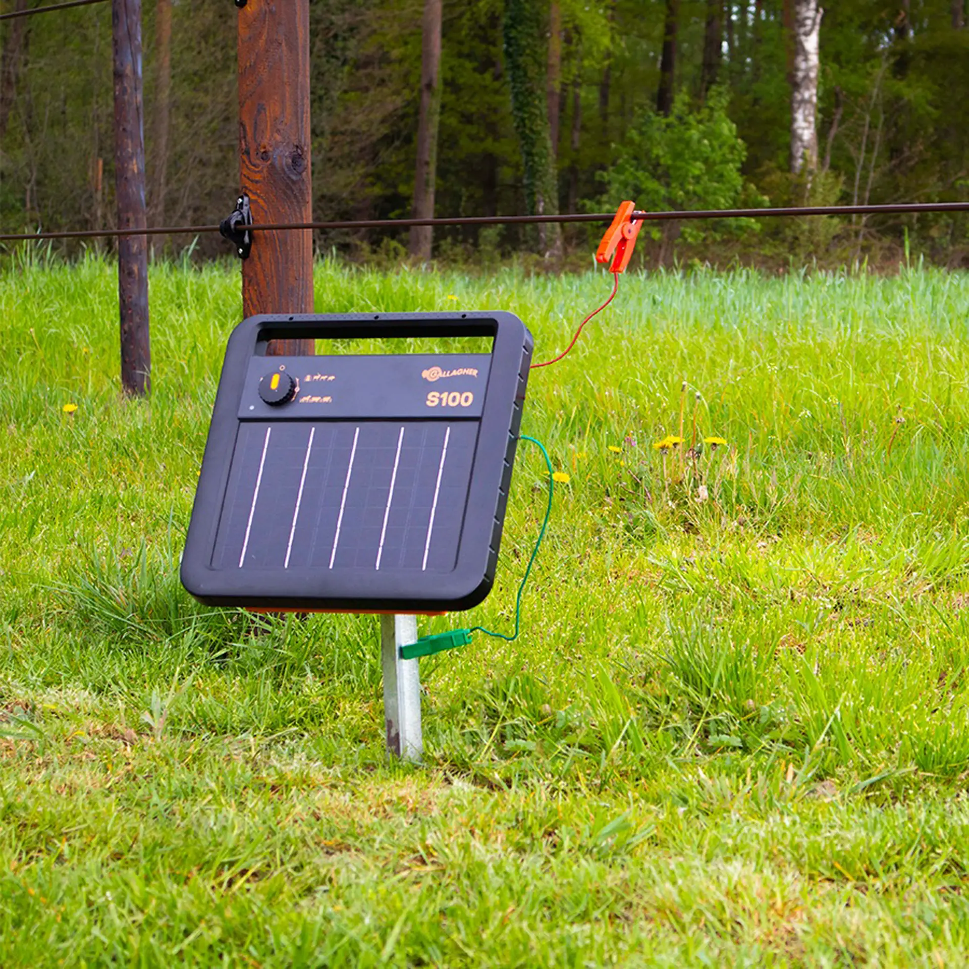 Solar Energizer S100 incl. batterij en vrijstaande standaard - 12V/1,0J (4)
