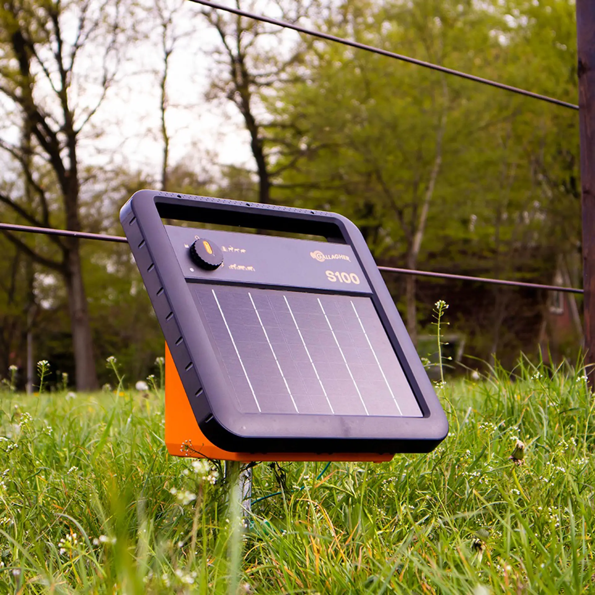 Solar Energizer S100 incl. batterij en vrijstaande standaard - 12V/1,0J (5)