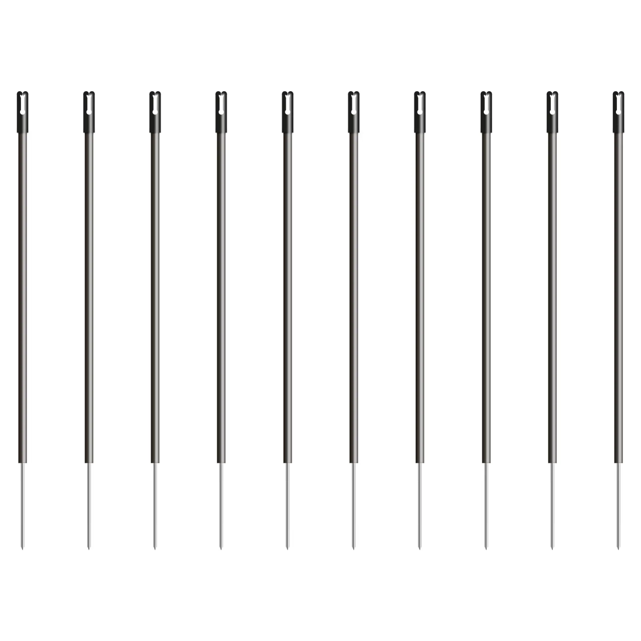 Paal zwart 12mm 0,70m (10)