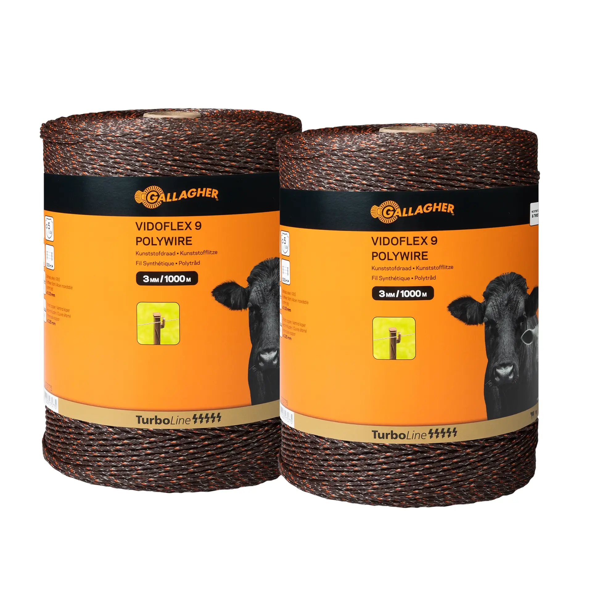 Duopack Vidoflex 9 TurboLine Terra 2x1000m
