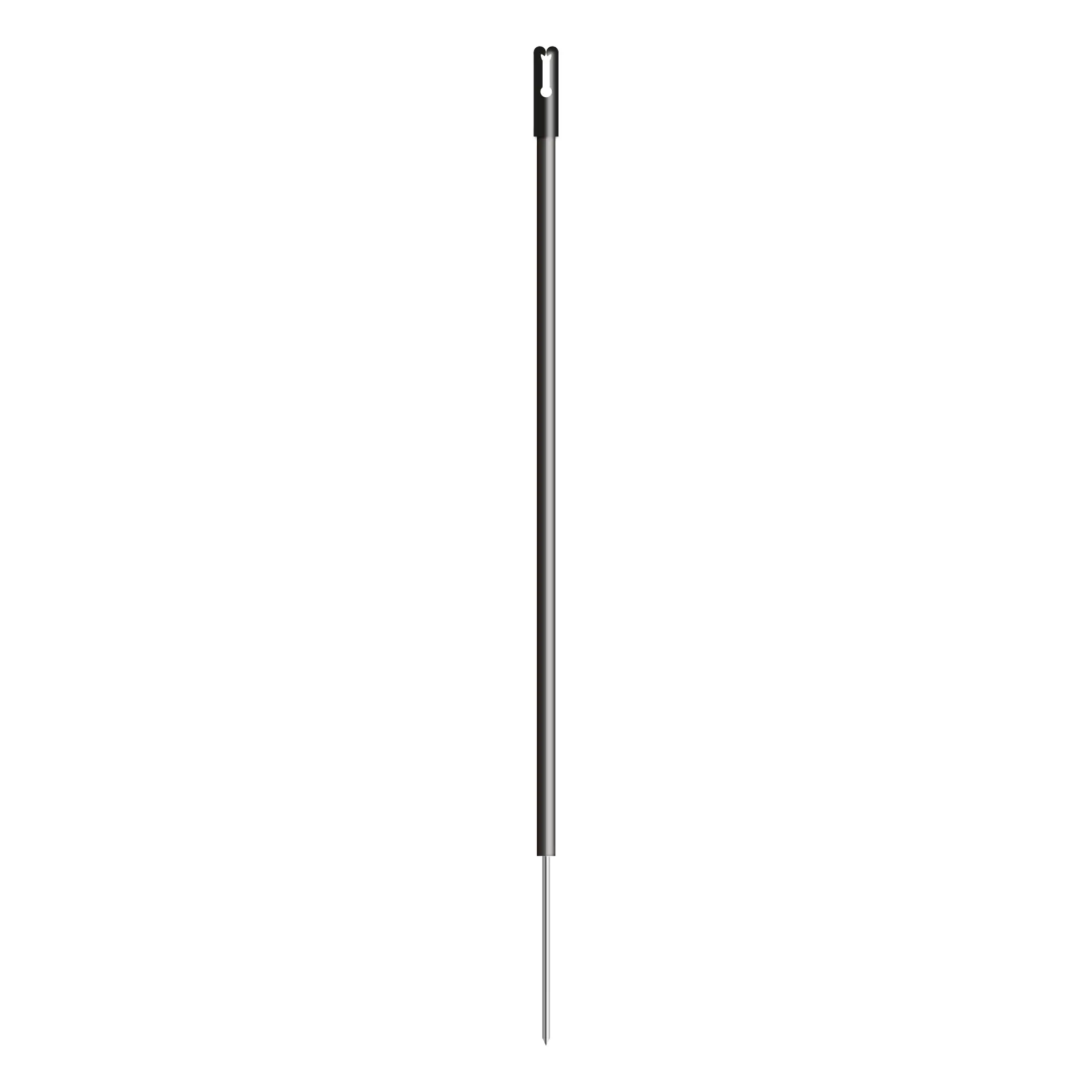 Kunststof paal zwart 13 mm 0,98 m (10)
