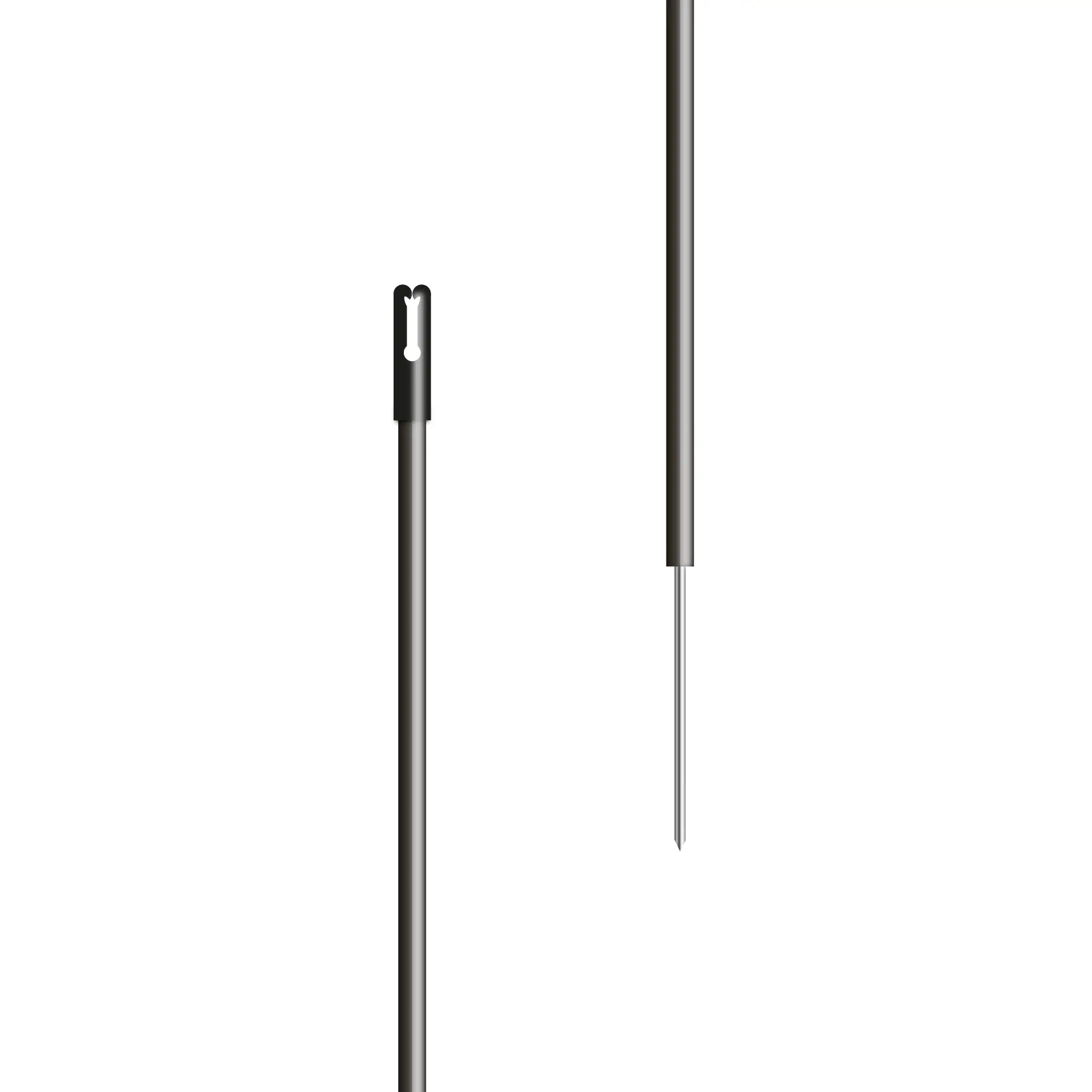 Kunststof paal zwart 13 mm 0,98 m (10) (3)