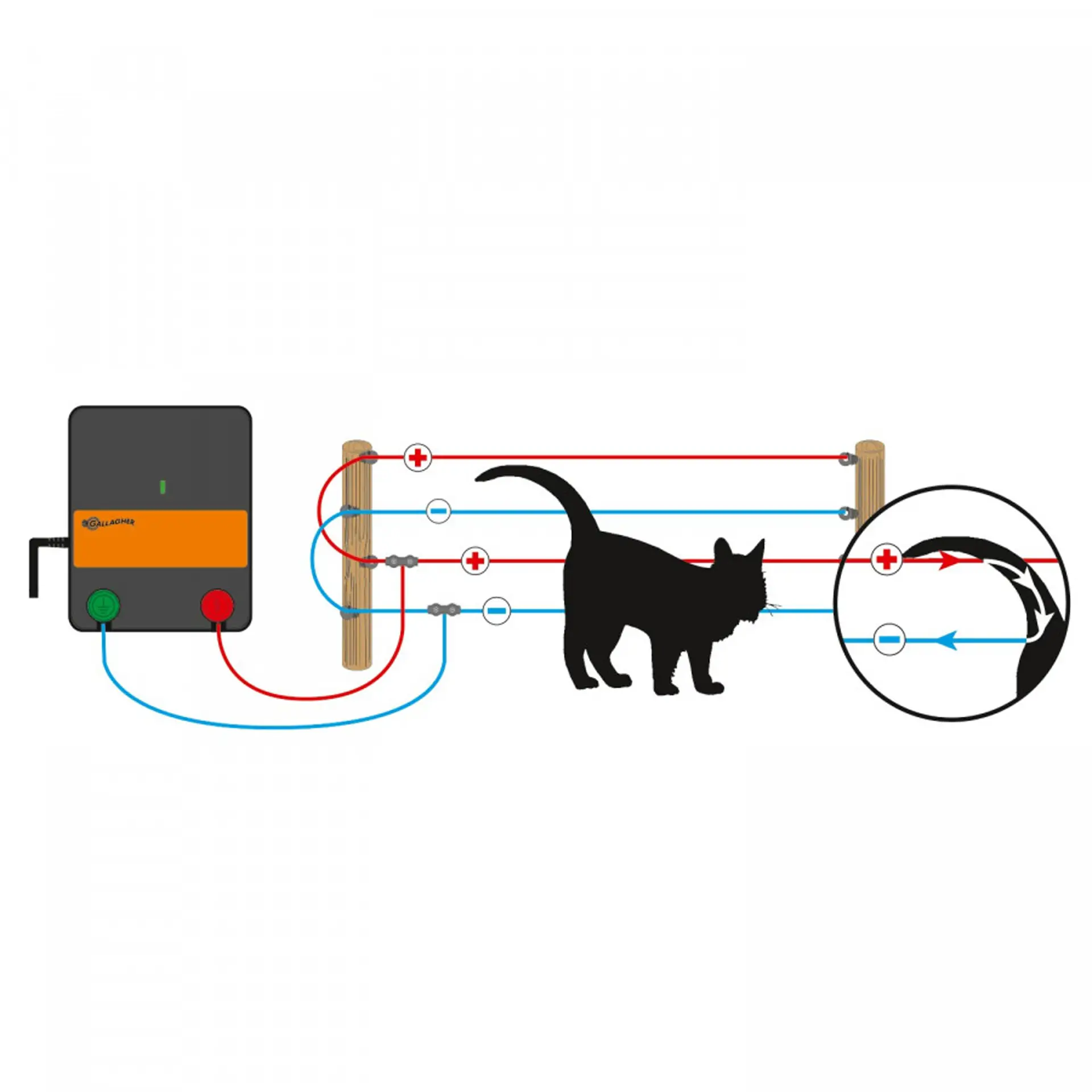 Kattenkit voor omheining M35 230V (3)