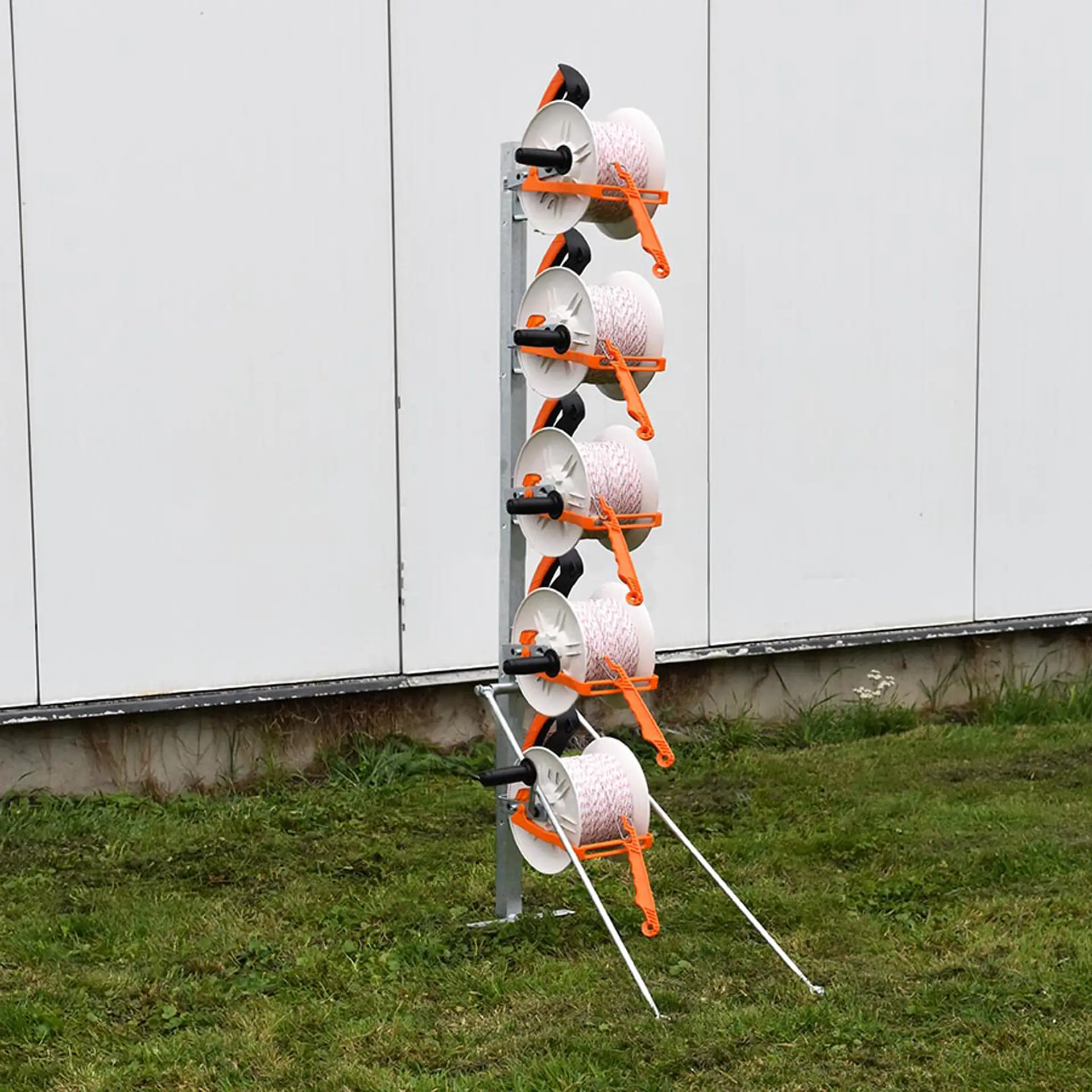 Kabelhaspel/aansluitpaal geschikt voor 5 haspels/5 isolatoren 2,00m (3)