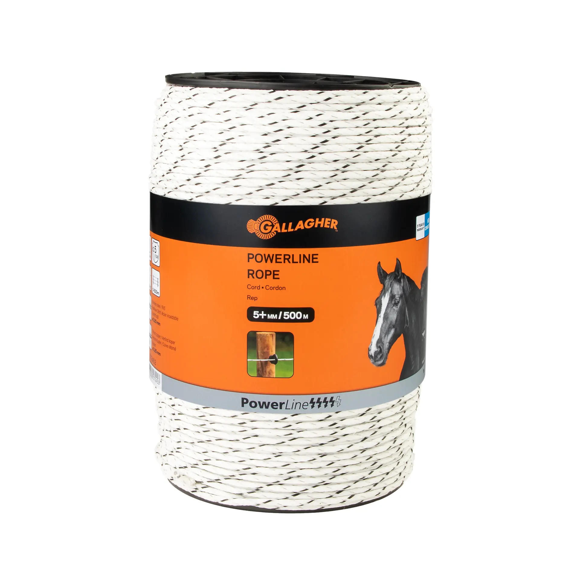 Gevlochten PowerLine-touw, wit, 500 meter