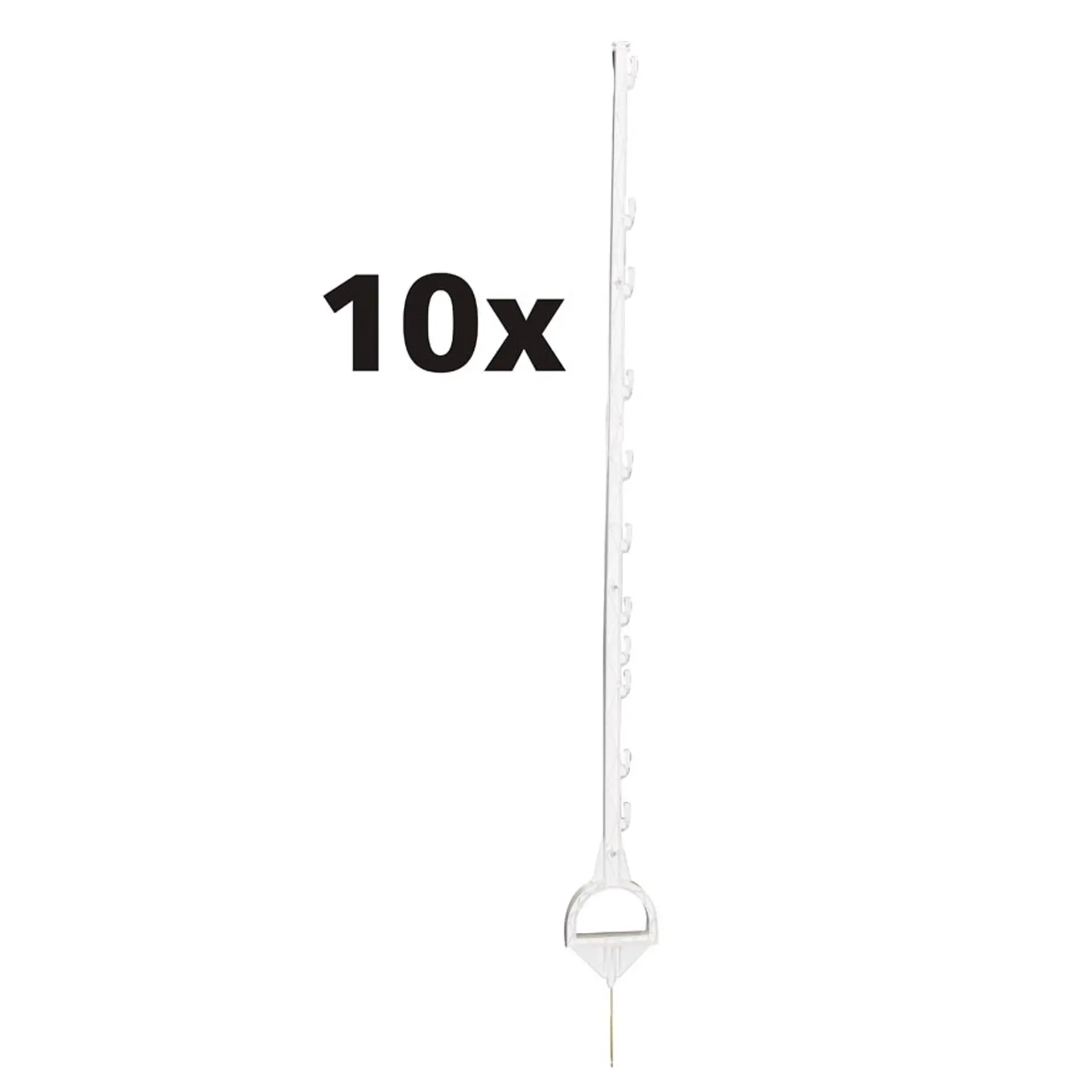 Duopack Paardenpaal wit 1,55m (2x5)