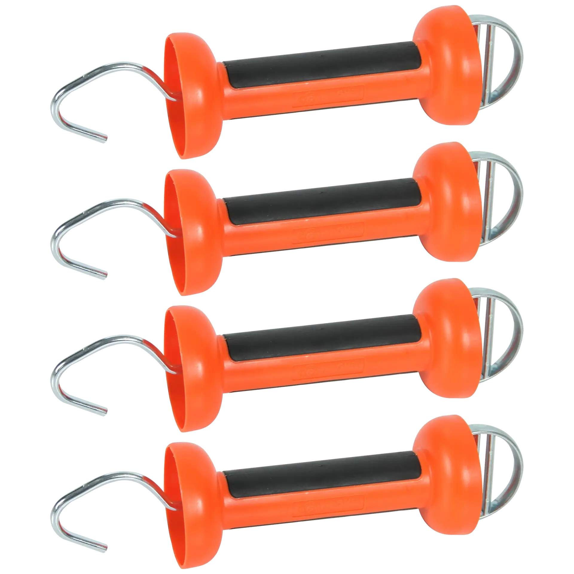Zachte, oranje poortgreep voor tape (inox) (4)