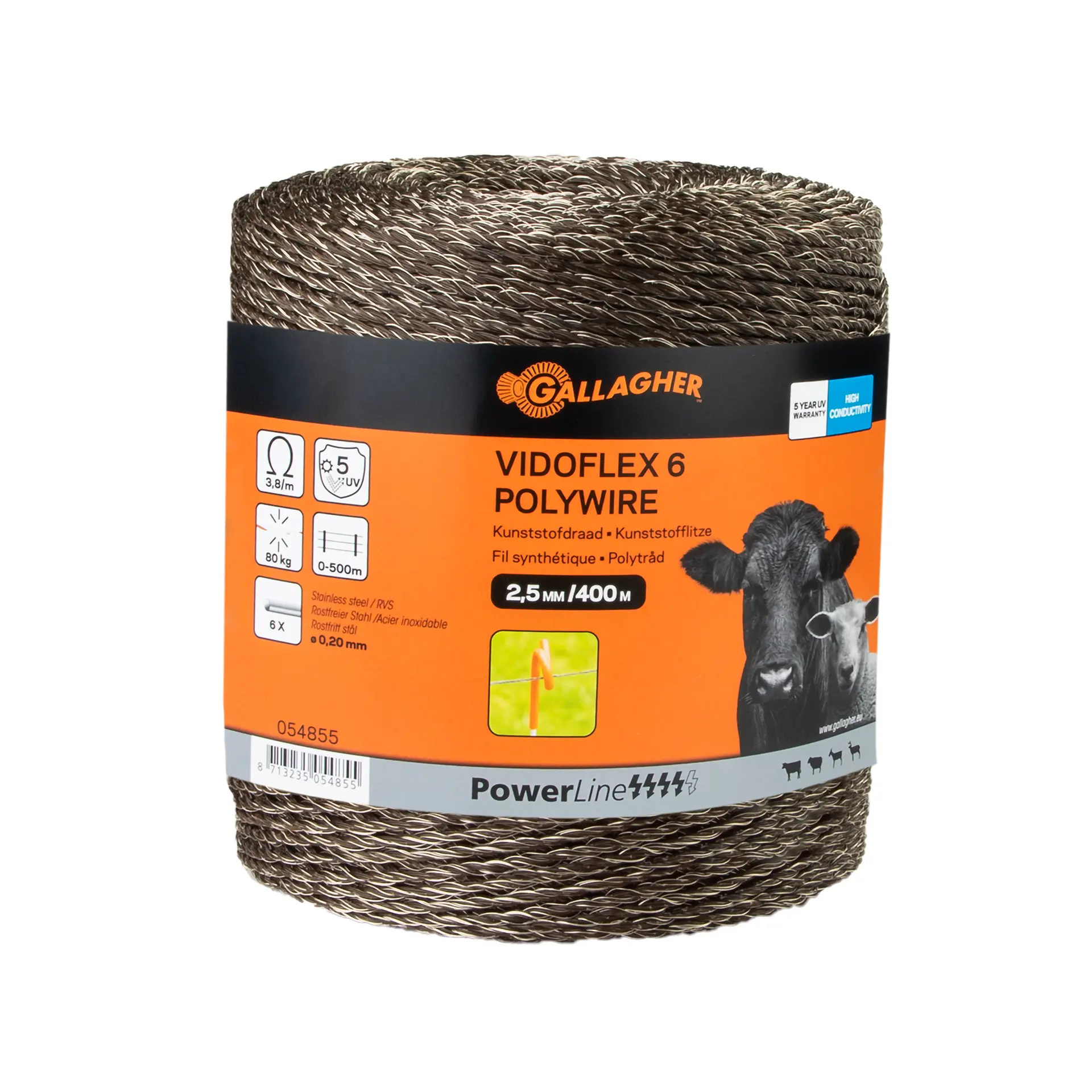 Vidoflex 6 PowerLine Terra 400m