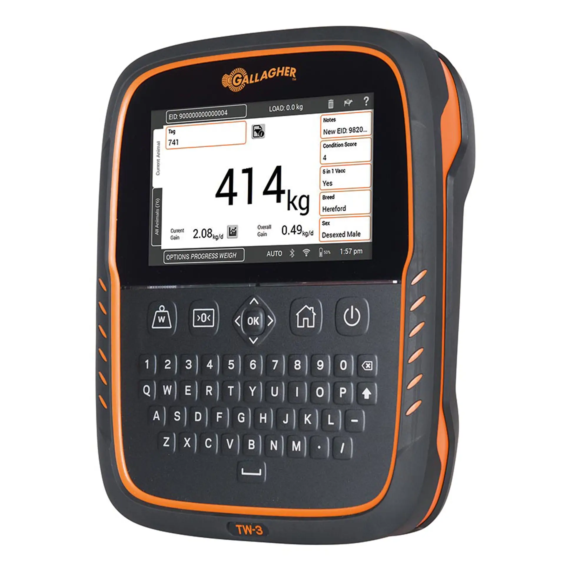TW-3 weegschaal met dataverzamelaar