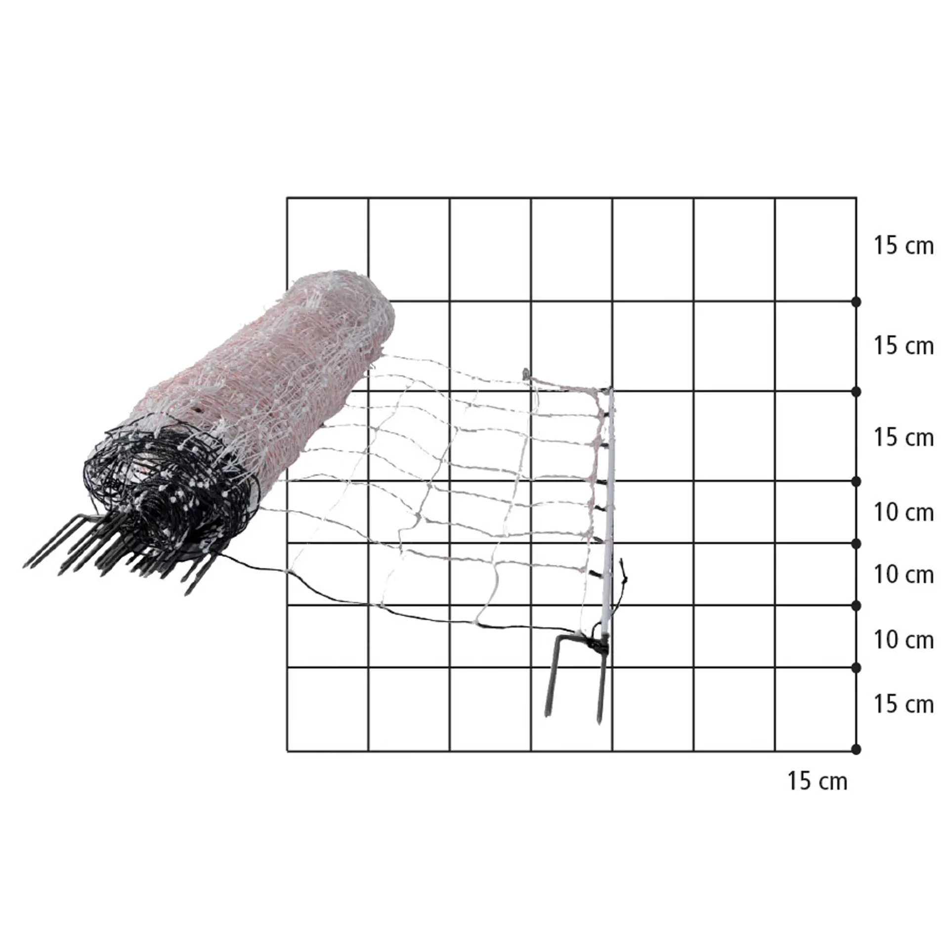 Schapen Turbo-net, wit 90/2-14/W-50m (2)