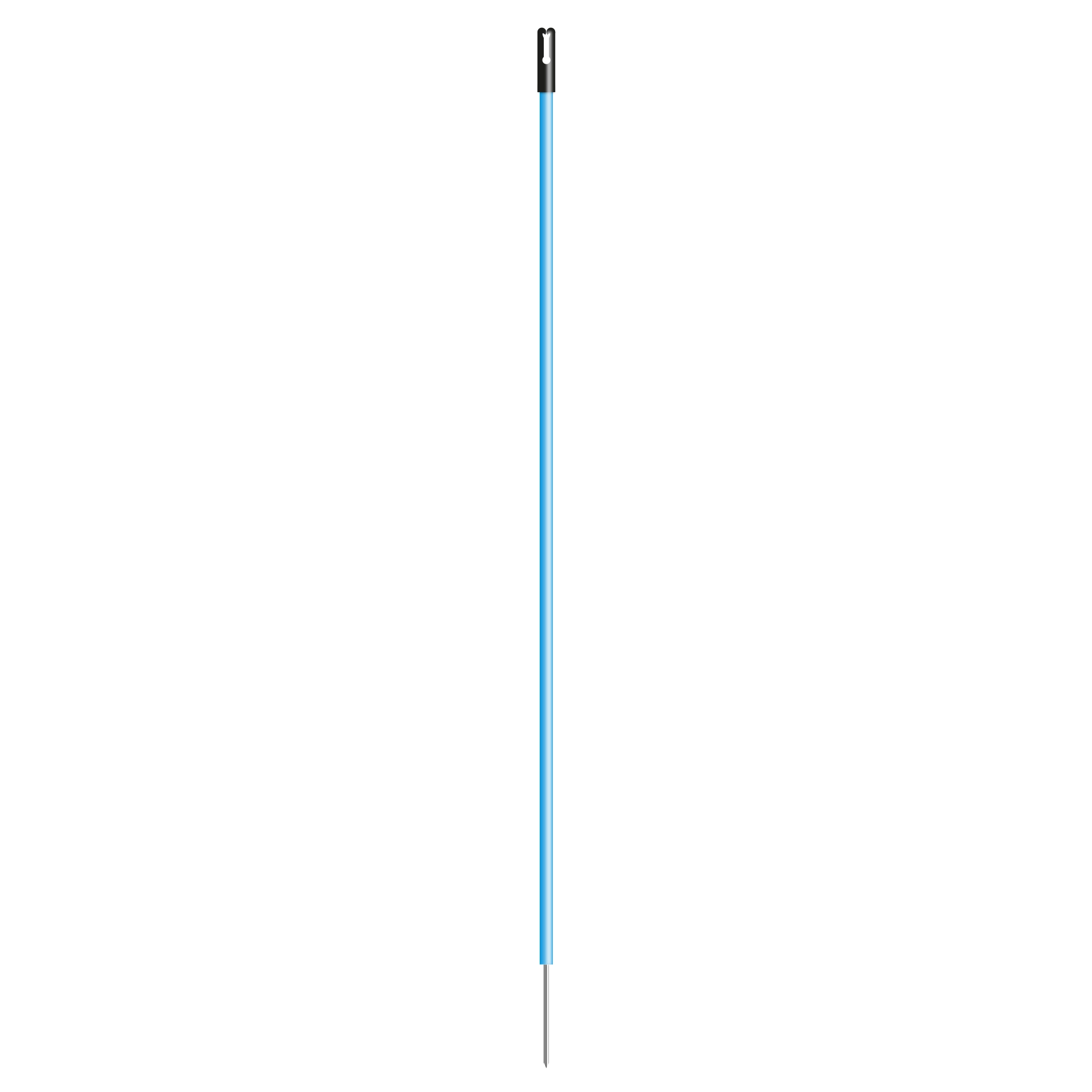 Kunststof paal blauw 13 mm 1,50 m (10)