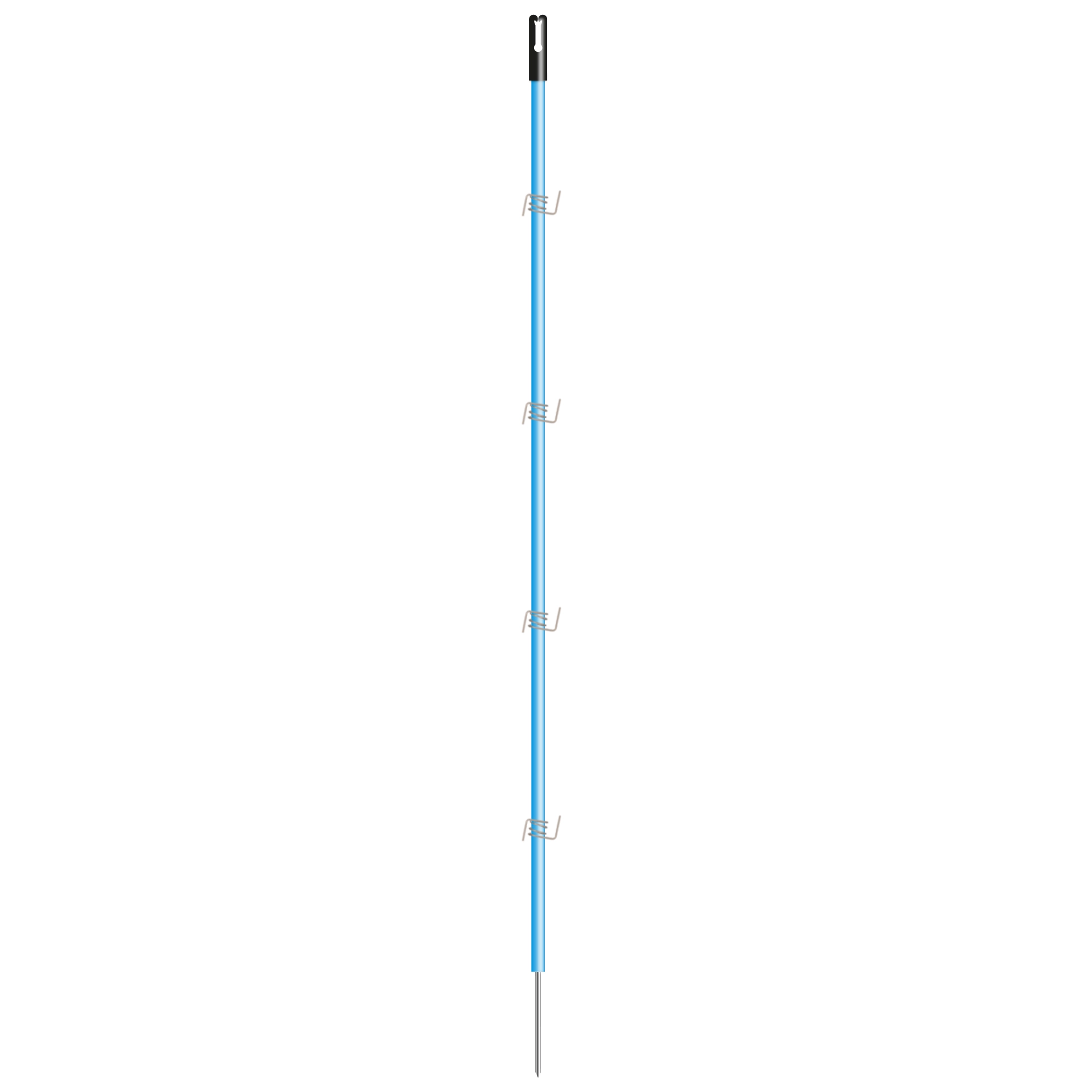 Kunststof paal blauw 13 mm 1,50 m (10) (4)