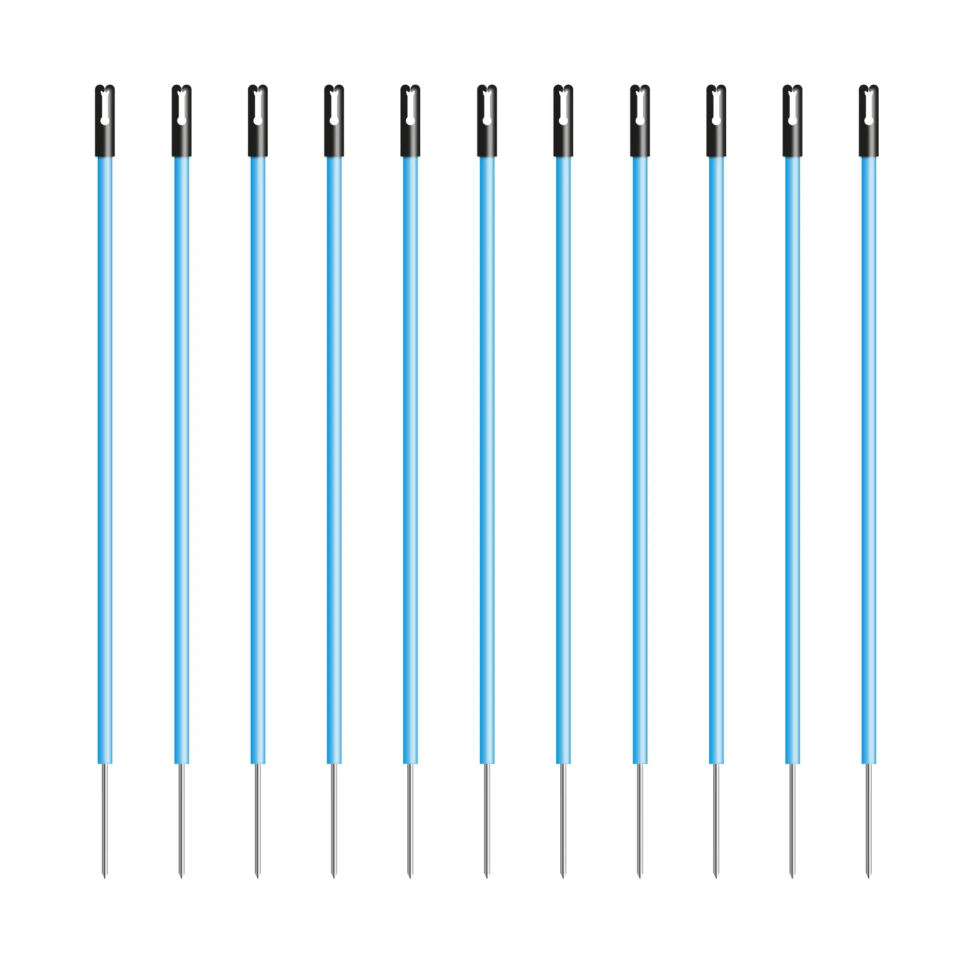 Kunststof paal blauw 13 mm 1,00 m (10) (2)