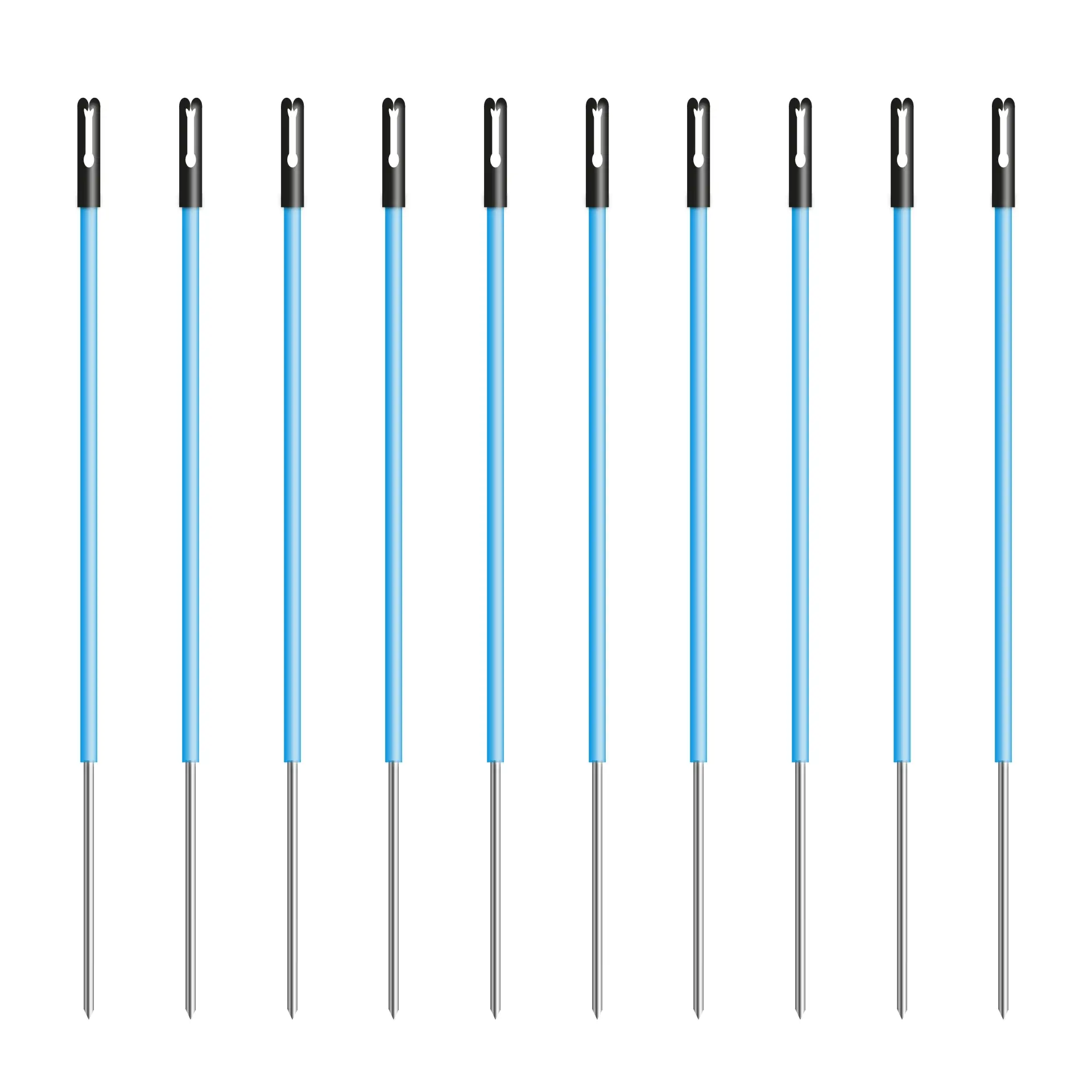 Kunststof paal blauw 13 mm 0,70 m (10) (2)