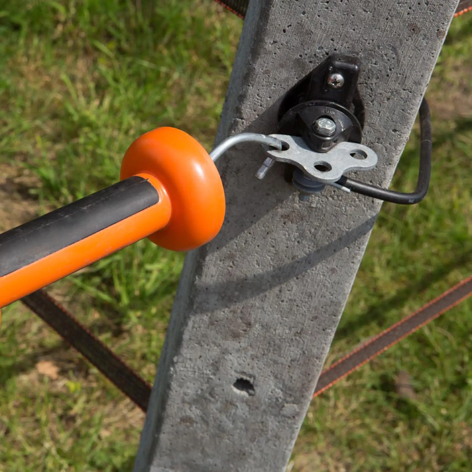 Deurgreepanker 3-weg schroefbevestiging zwart (4) (2)