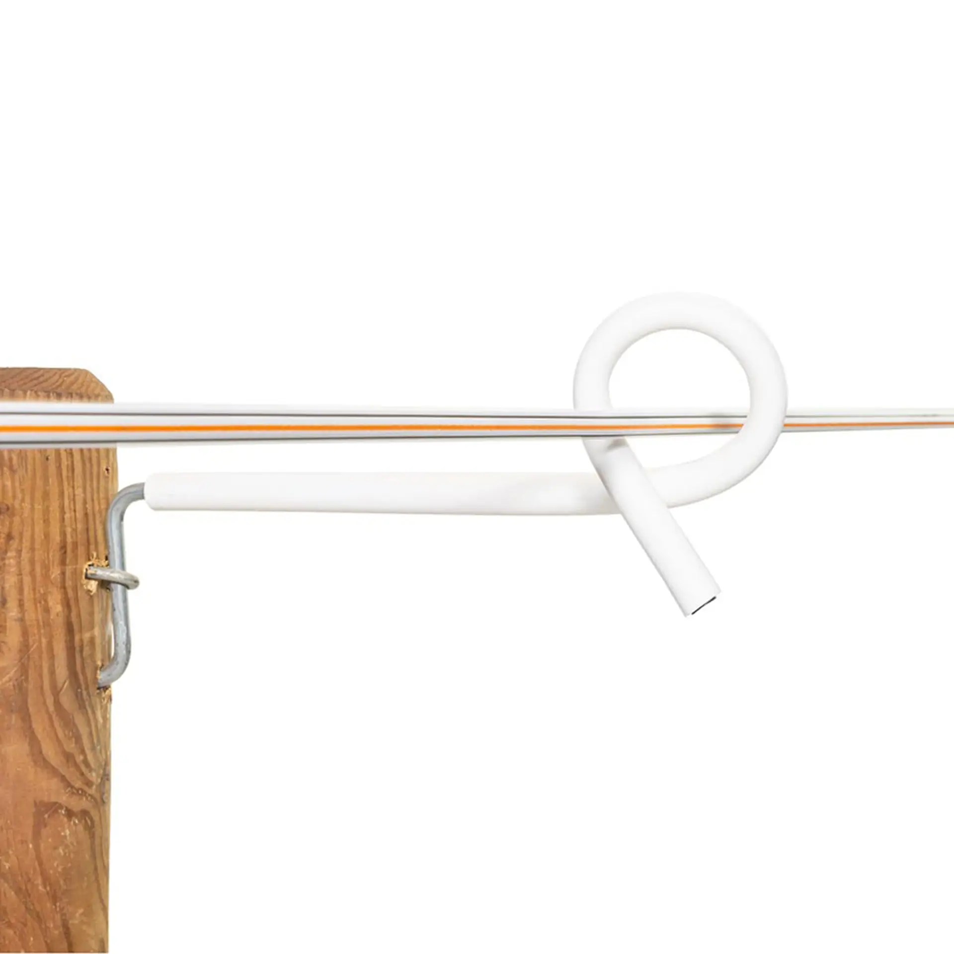 Offset pigtail-isolator 17,5 cm wit (10)