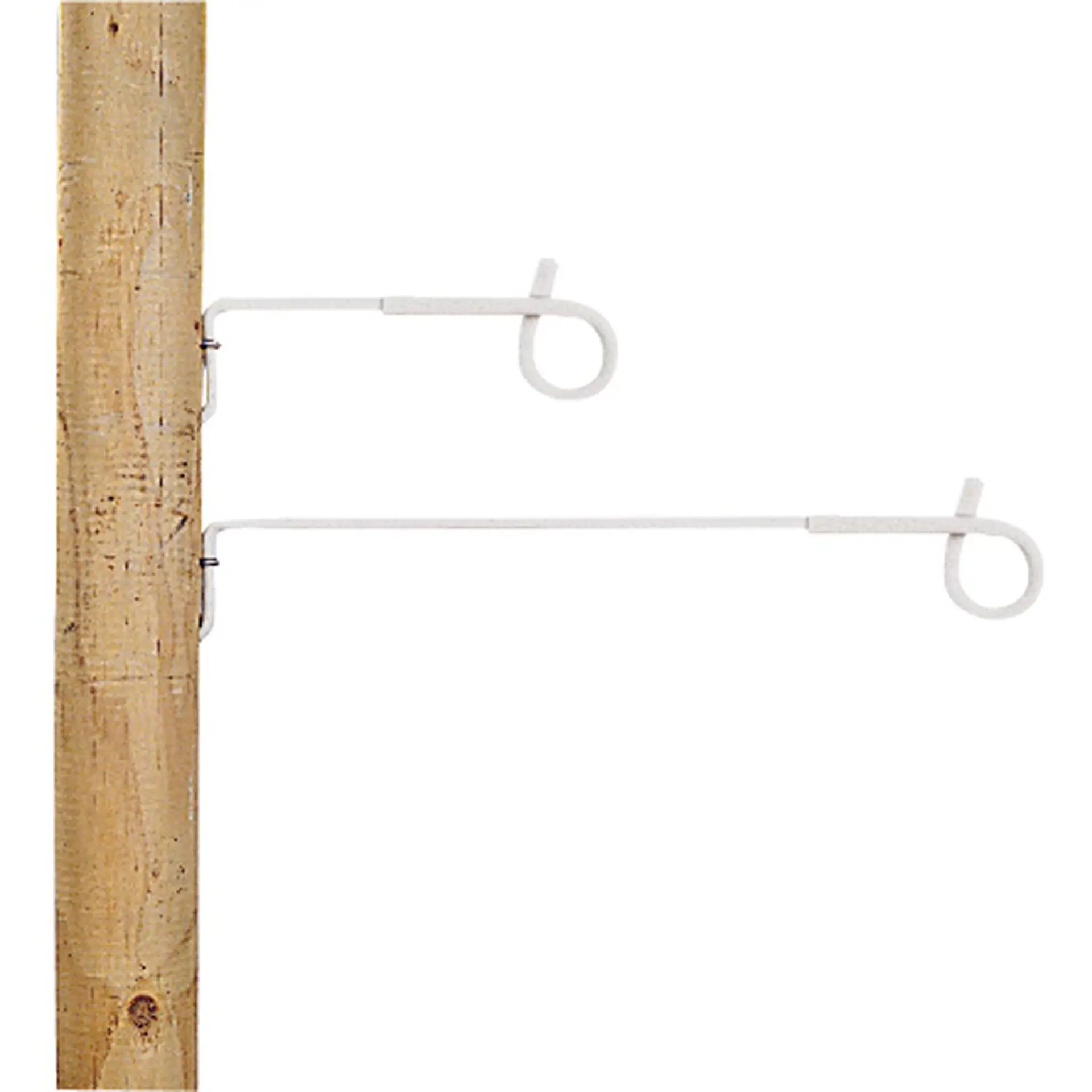 Offset pigtail-isolator 17,5 cm wit (10) (2)