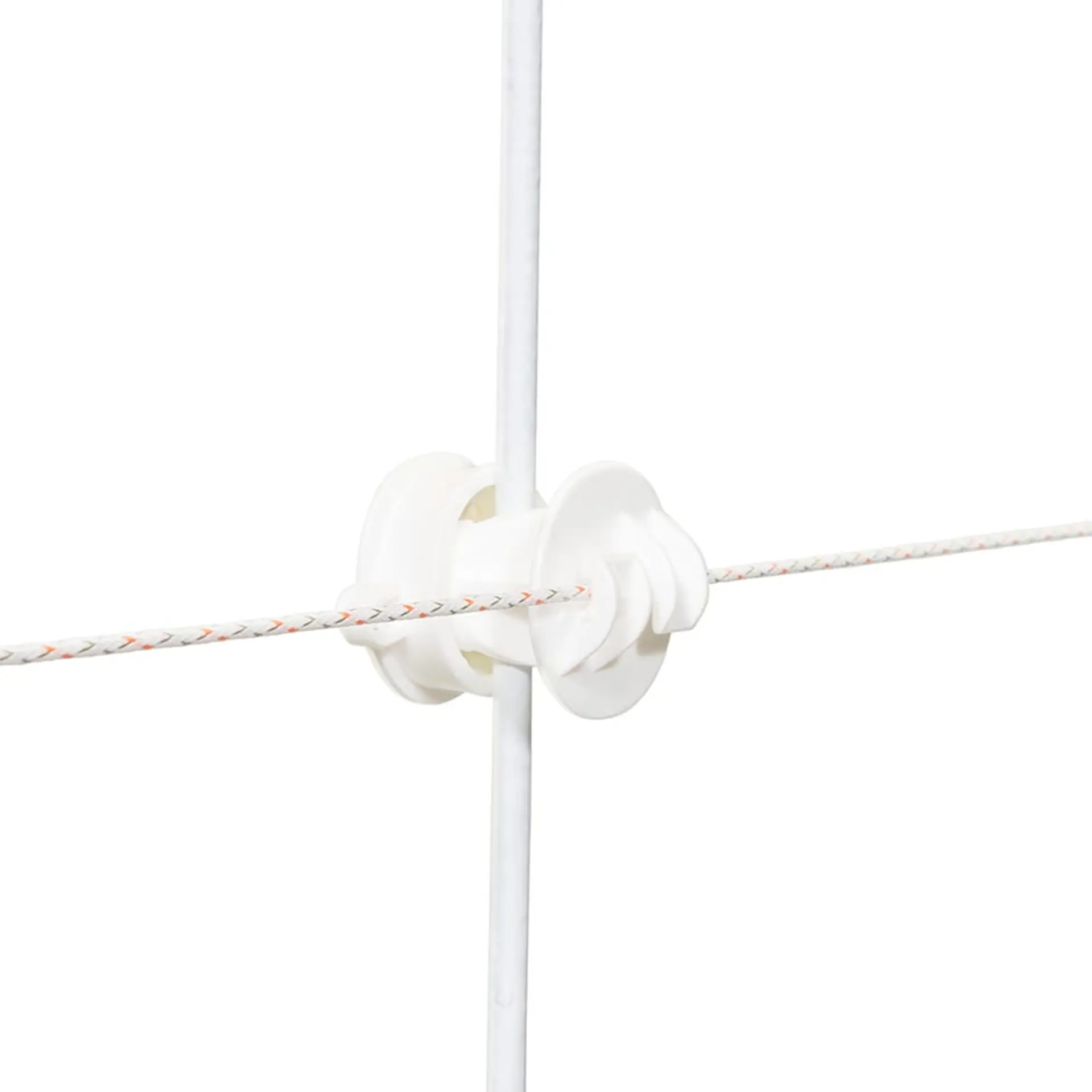 Schroefbare stangisolator wit 6/14mm (10)