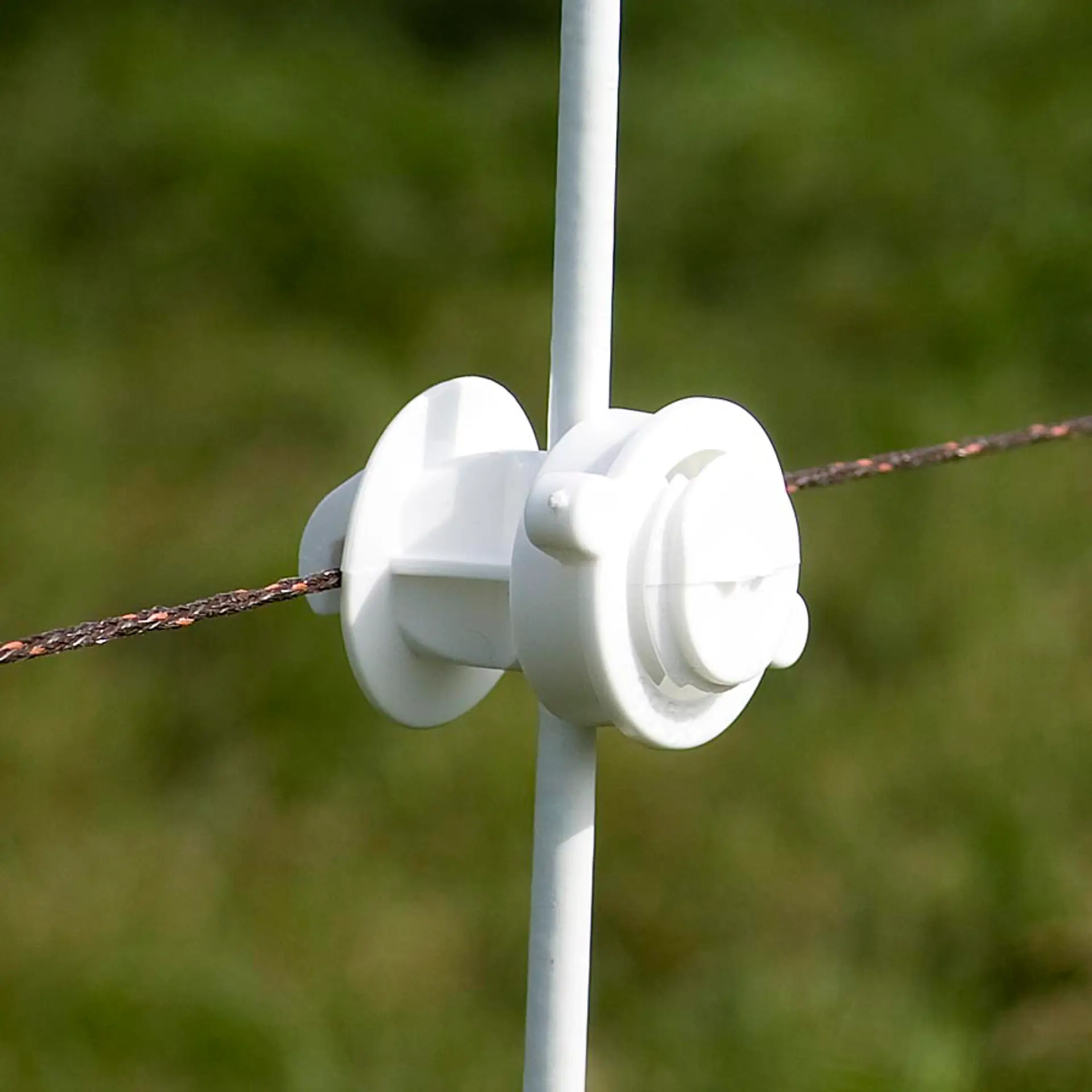 Schroefbare stangisolator wit 6/14mm (10) (3)