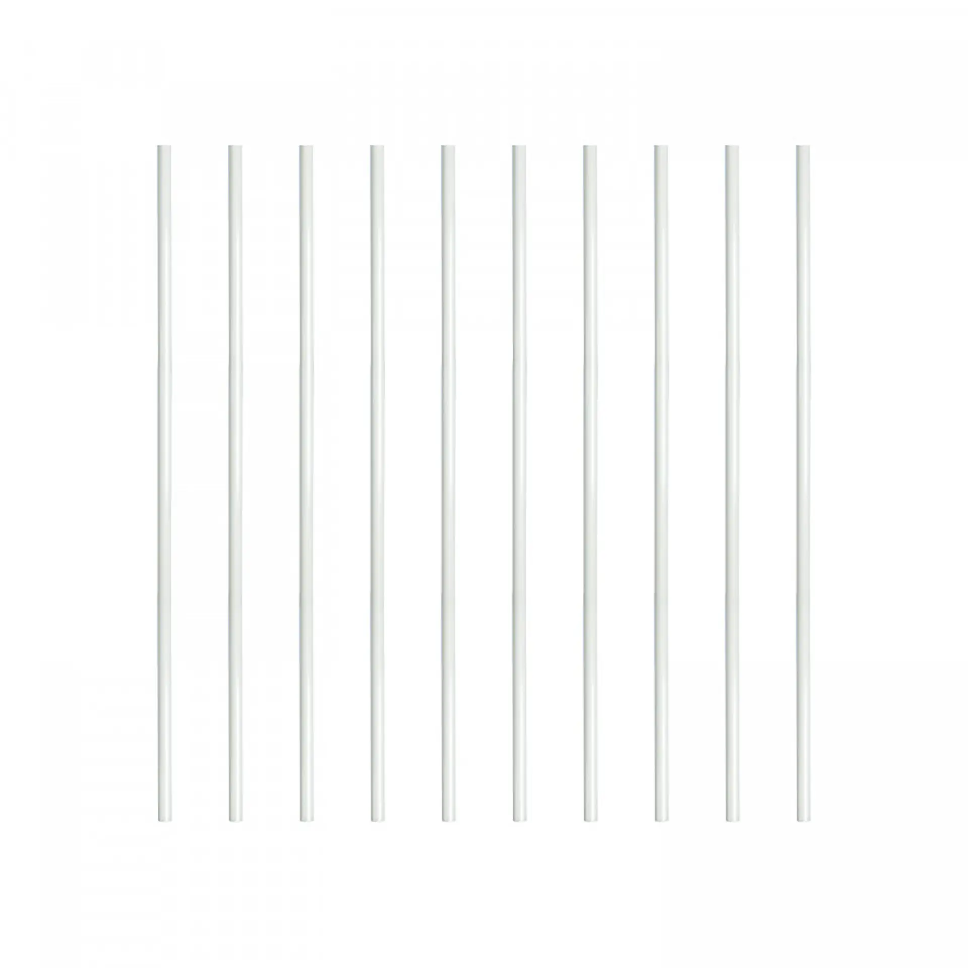 Glasvezelpaal wit 10 mm 1,25 m (50) (4)