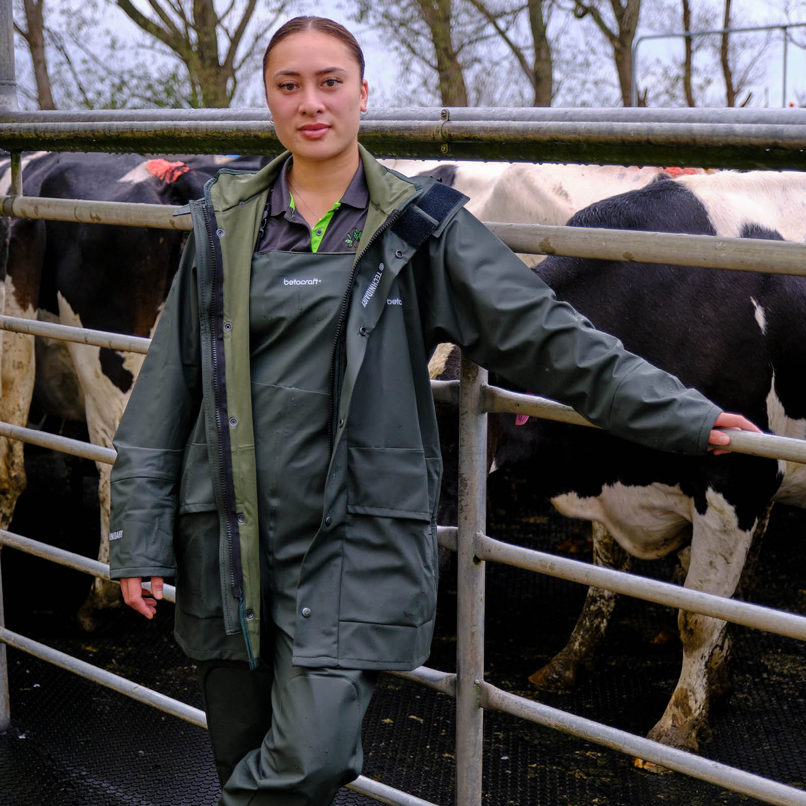 Technidairy tuinbroek - Groen, 2XL (2)