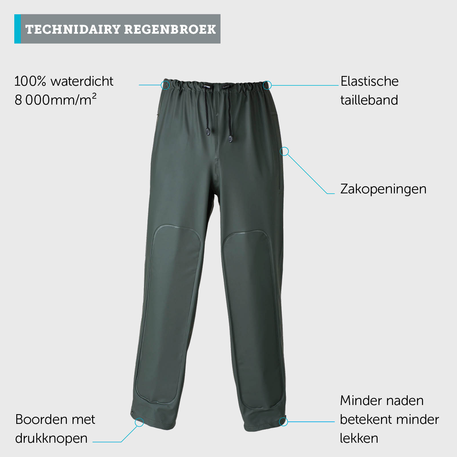 Technidairy Overbroek - Groen, XL (4)