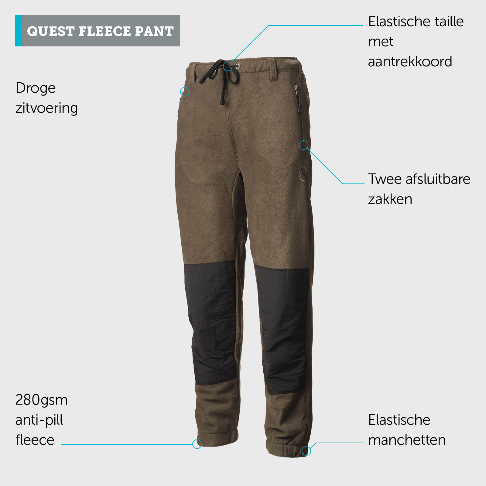 Quest Pant - Olijfgroen, 3XL (2)